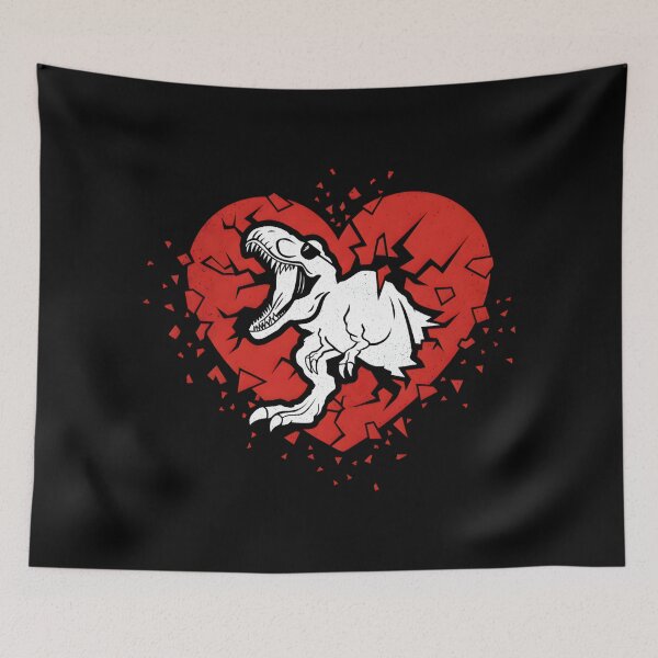 Item preview, Dinosaur Valentine Shirt designed and sold by ThamirArtistry.