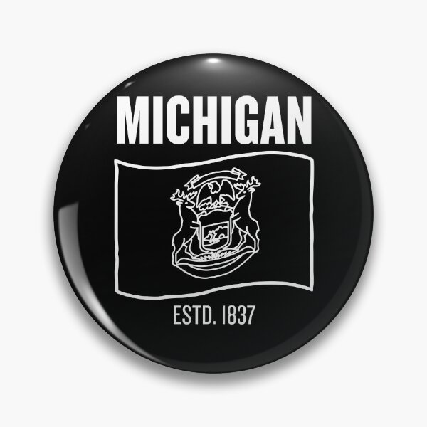 Artikelvorschau, Michigan-Flagge 1837 entworfen und verkauft von Peerless-Prime.