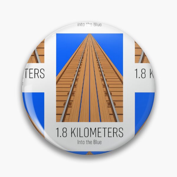 Item preview, Busselton Jetty Minimalist Art - 1.8km Into the Blue designed and sold by Digital Dreams Arts.