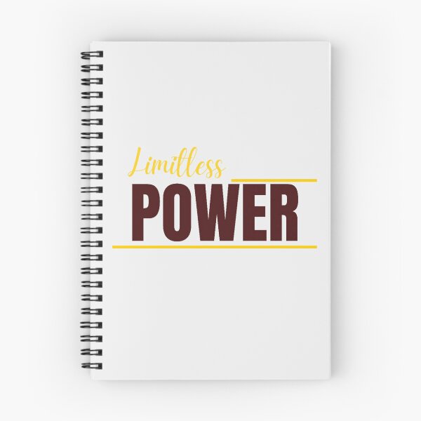Item preview, Limitless Power – Bold Motivational Typography Design designed and sold by GlowNGrace.