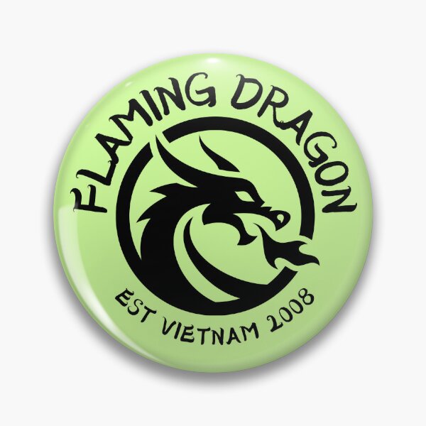 Item preview, Flaming Dragon – Tropic Thunder Tee (Black) designed and sold by ReferenceShirts.