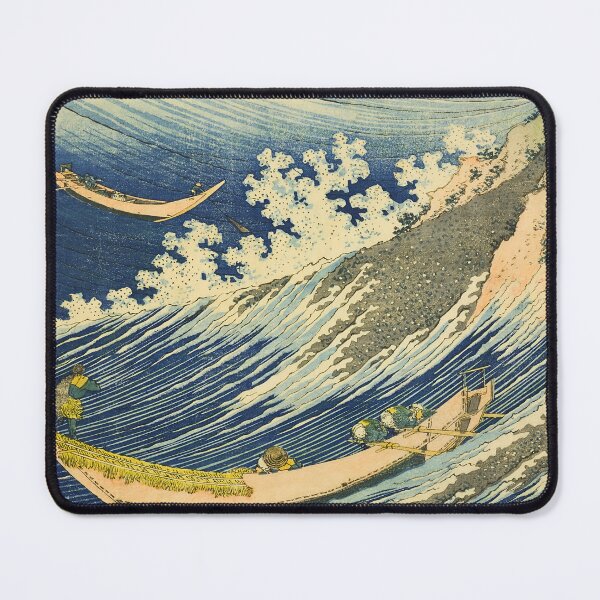 Item preview, Fishing Boats at Chōshi in Shimōsa - Katsushika Hokusai Print designed and sold by Open Canvas.