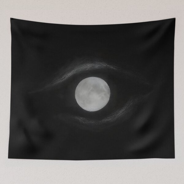Item preview, Mystical Moon in Eye-Shaped Clouds designed and sold by PandaTShirtShop.