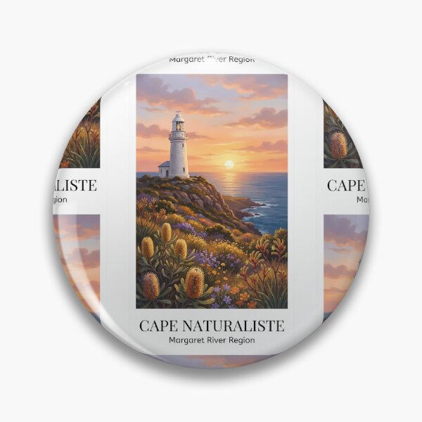 Item preview, Cape Naturaliste Lighthouse WA - Wildflowers & Sunset Art designed and sold by Digital Dreams Arts.