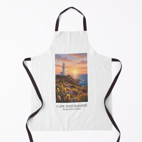 Item preview, Cape Naturaliste Lighthouse WA - Wildflowers & Sunset Art designed and sold by Digital Dreams Arts.
