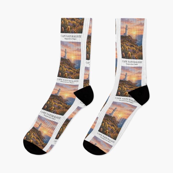Item preview, Cape Naturaliste Lighthouse WA - Wildflowers & Sunset Art designed and sold by Digital Dreams Arts.