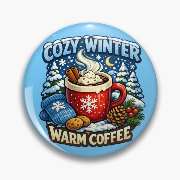Item preview, Cozy Winter Warm Coffee – Cute Animated Winter Mug Illustration designed and sold by Funny_Store.