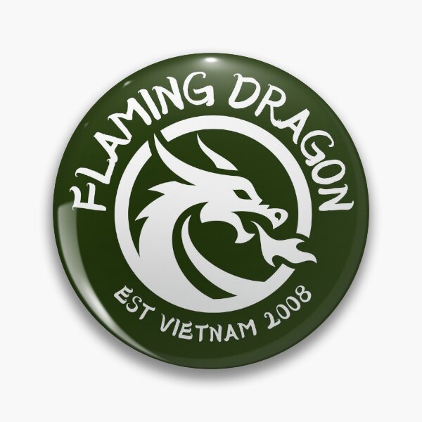 Item preview, Flaming Dragon – Tropic Thunder Tee (White) designed and sold by ReferenceShirts.
