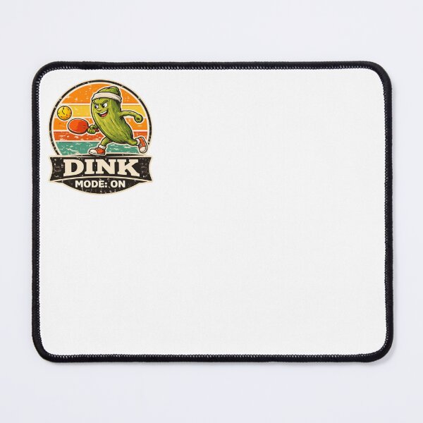 Item preview, Dink Mode On – Funny Pickleball Pickle Retro Sunset designed and sold by JoyverseStudio.