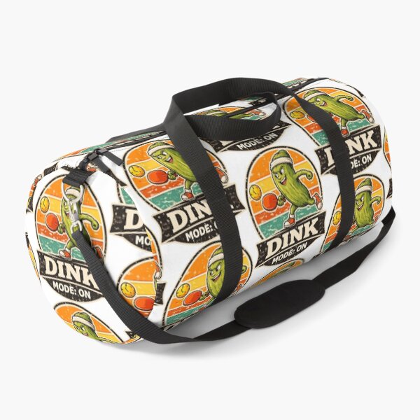 Item preview, Dink Mode On – Funny Pickleball Pickle Retro Sunset designed and sold by JoyverseStudio.