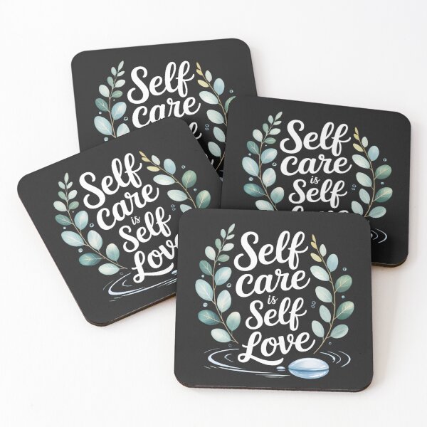 Item preview, Self Care Is Self Love Valentine Typography Wellness Mental Health Positive Shirt designed and sold by GiftsForge.