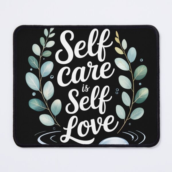 Item preview, Self Care Is Self Love Valentine Typography Wellness Mental Health Positive Shirt designed and sold by GiftsForge.