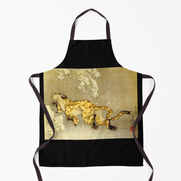 Item preview, Tiger in the Snow - Katsushika Hokusai Vintage Art designed and sold by Open Canvas.