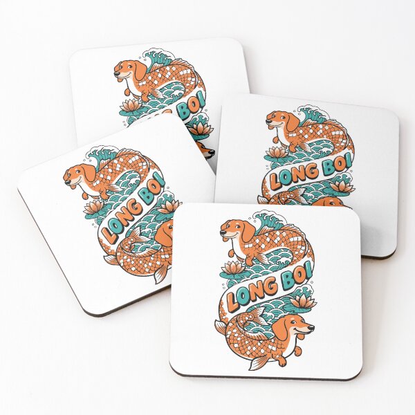 Item preview, Dachshund Wiener Dog Long Koi Fish Hybrid Art designed and sold by Tong4130.
