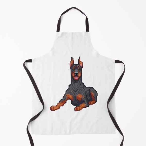 Item preview, Pixel Doberman Pinscher – Retro Pixel Art Dobie Dog Design designed and sold by ikidyounot.