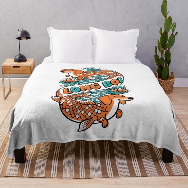 Item preview, Dachshund Wiener Dog Long Koi Fish Hybrid Art designed and sold by Tong4130.