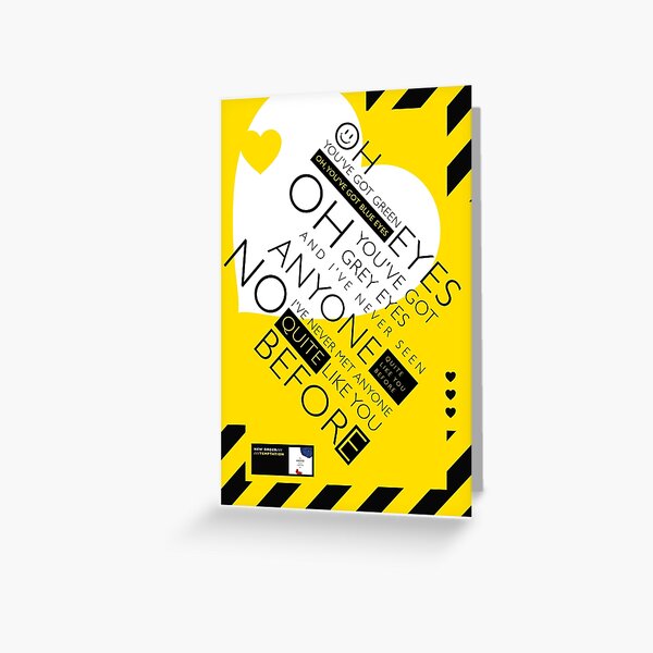 New Order Temptation Greeting Card