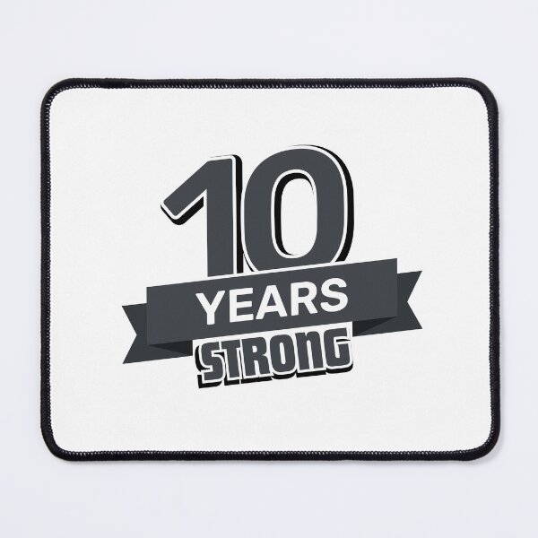 Item preview, 10 Years Strong Anniversary designed and sold by NumbersFort.