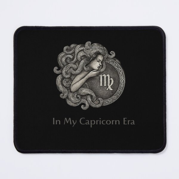 Item preview, In My Capricorn Era – Zodiac Astrology Gothic Illustration designed and sold by ViviNyks.