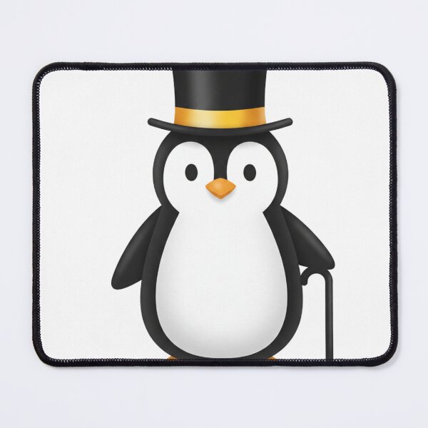 Item preview, Classy Penguin with Top Hat and Cane Cute Animal Art designed and sold by SPREADito.