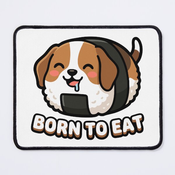 Item preview, Beagle Dog Onigiri Rice Ball Foodie Concept designed and sold by Tong4130.