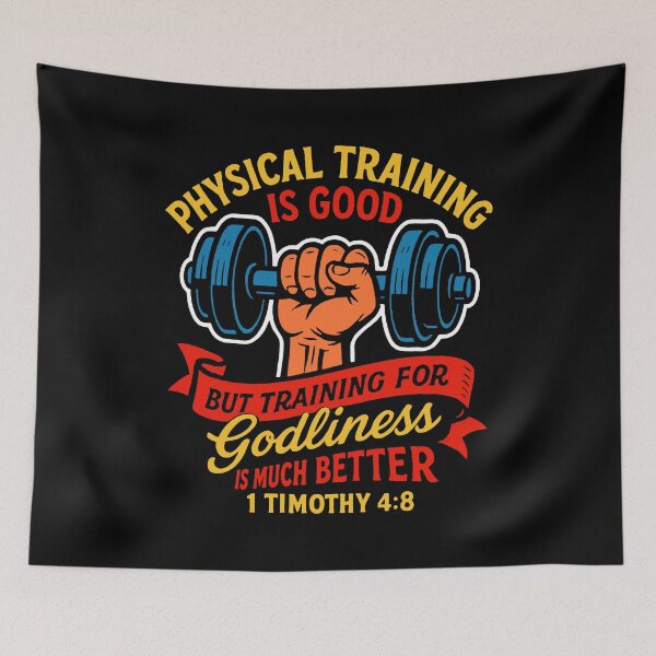 Item preview, 1 Timothy 4:8 Training For Godliness Is Much Better designed and sold by plushism.