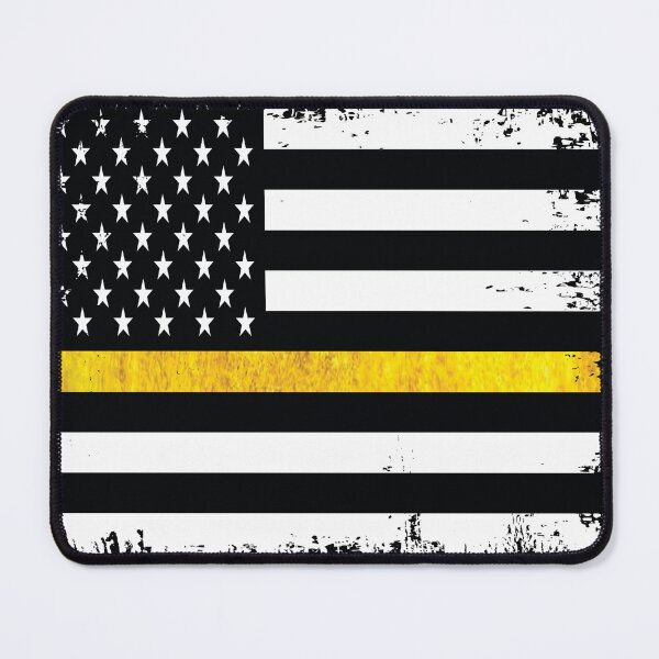 Item preview, Thin Yellow Line American Flag – Dispatcher & Support Services Tribute designed and sold by artistwill.