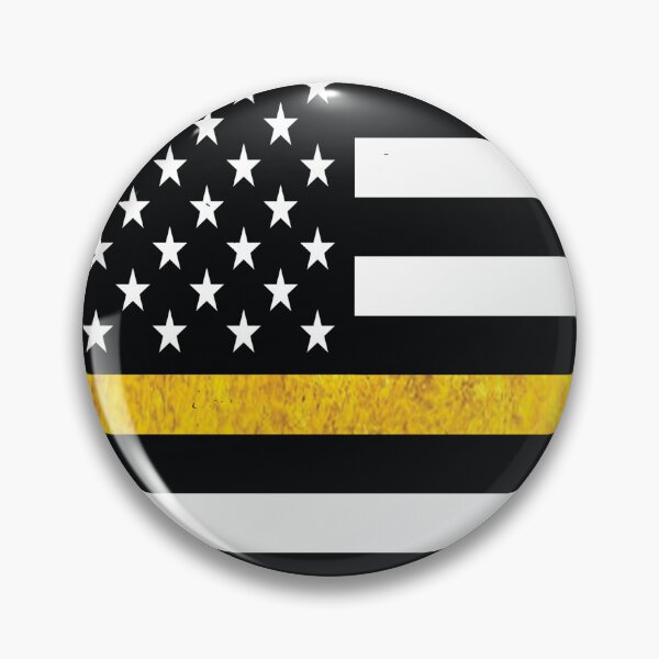 Item preview, Thin Yellow Line American Flag – Dispatcher & Support Services Tribute designed and sold by artistwill.