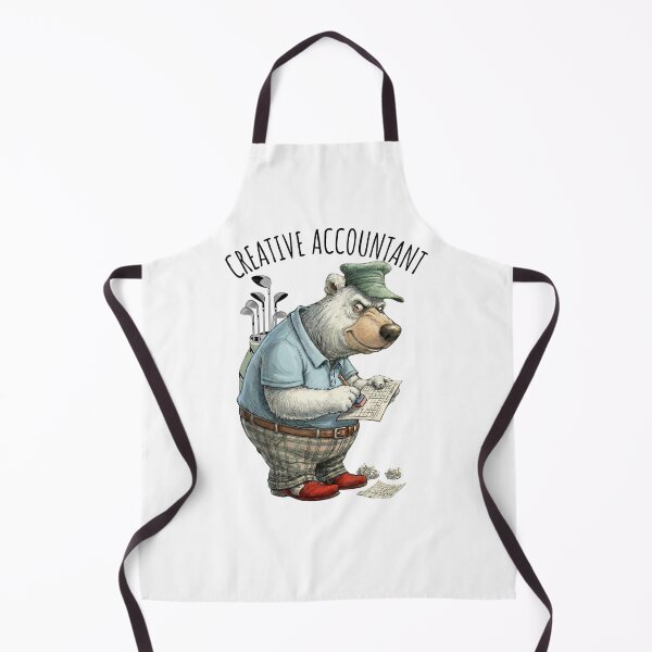 Item preview, Funny Bear Golfer Scorecard Humor Cartoon Art designed and sold by MTJ-Mushrooms.