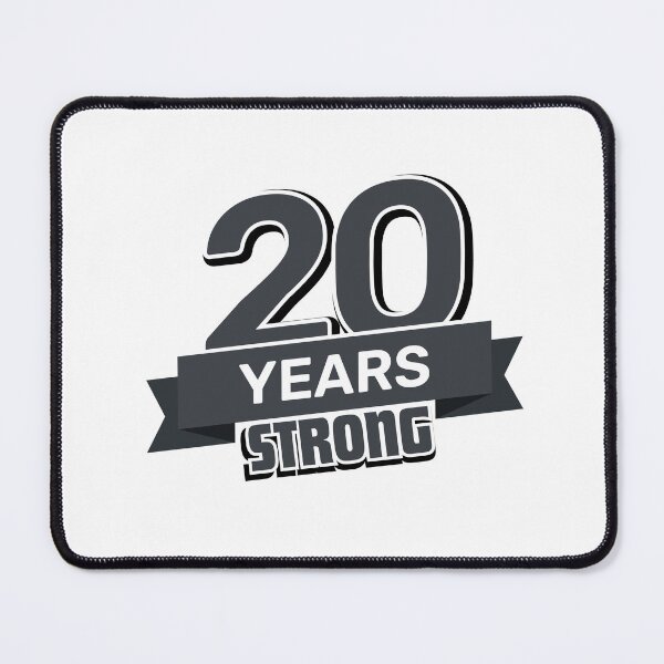 Item preview, 20 Years Strong Anniversary designed and sold by NumbersFort.