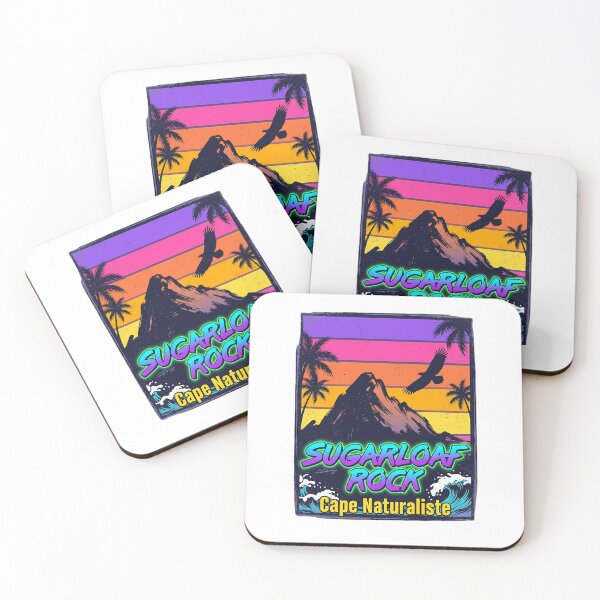 Item preview, Western Australia Neon - Sugarloaf Rock Retrowave Poster designed and sold by Digital Dreams Arts.