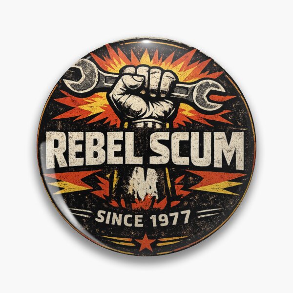 Item preview, Rebel Scum Since 1977 – Retro Sci-Fi Rebellion Vintage T-Shirt Design 3 designed and sold by VoglR.