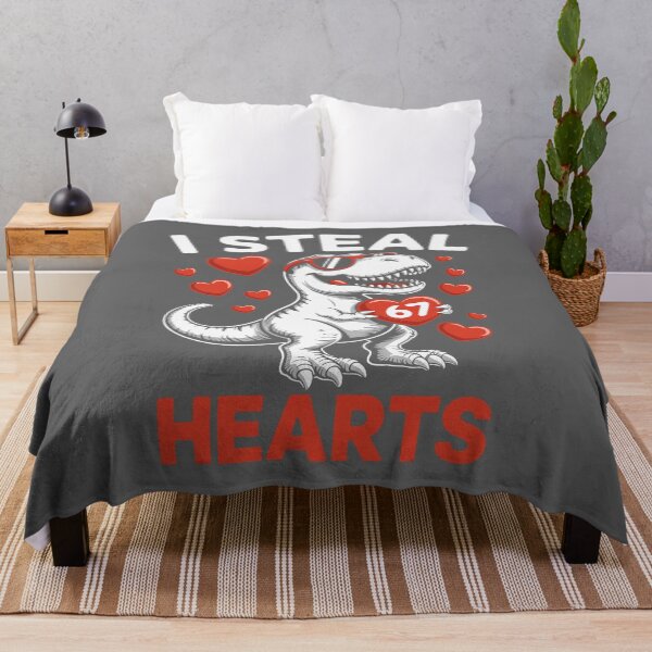 Item preview, I Steal 67 Hearts Valentine’s Day 67 Meme 6 7 T-Rex Boy designed and sold by KristineLi.