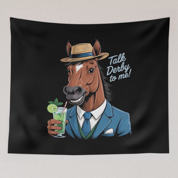 Item preview, Talk Derby to me mint juleps Derby Horse Racing1  designed and sold by KotexTemu.