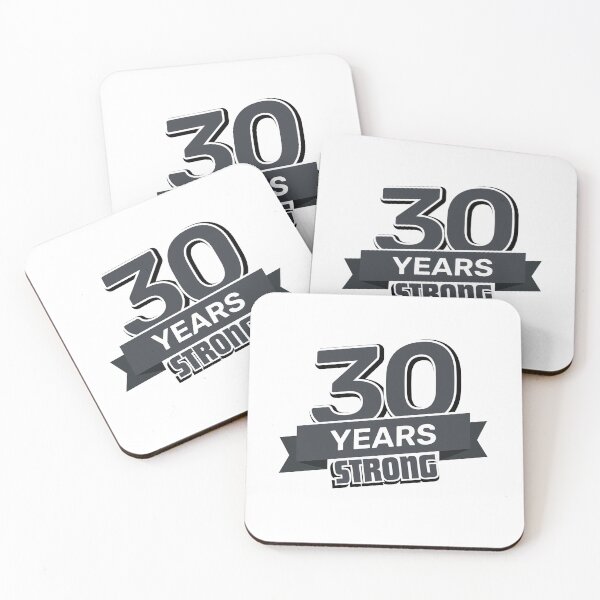 Item preview, 30 Years Strong Anniversary designed and sold by NumbersFort.