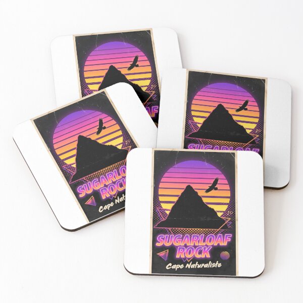 Item preview, Sugarloaf Rock Silhouette - Vintage 1980s Style Sunset designed and sold by Digital Dreams Arts.