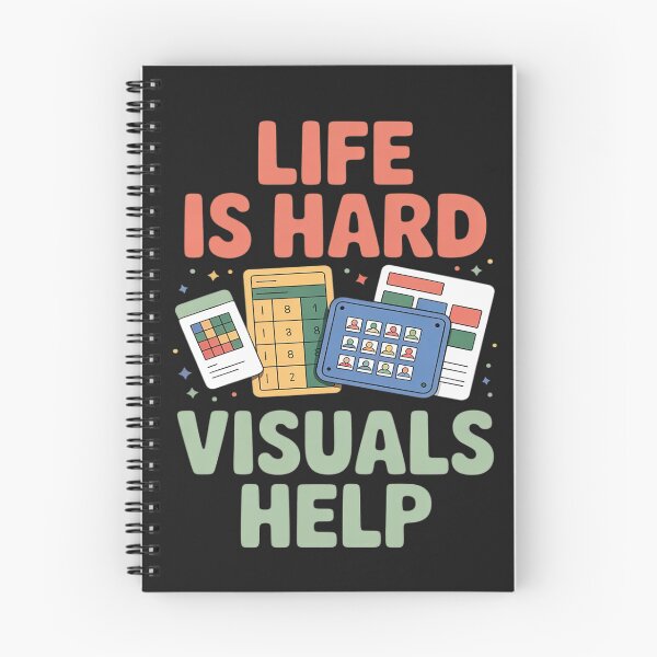 Item preview, Life Is Hard Visuals Help Special Education SPED designed and sold by BlueCreator-inc.