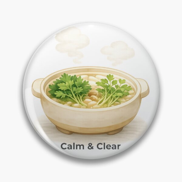 Item preview, Calma y claridad – Shungiku y Seri Hot Pot Saishoku-Kenbi – Nabe Wellness #05 designed and sold by Yohei-Studio.