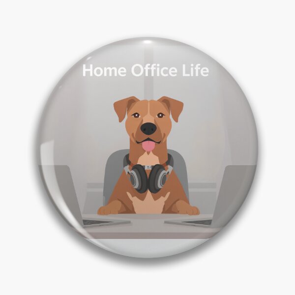 Item preview, Home Office Life with a Dog designed and sold by InkoraStudios.