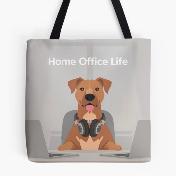Item preview, Home Office Life with a Dog designed and sold by InkoraStudios.