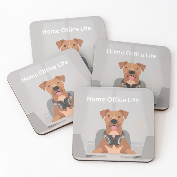 Item preview, Home Office Life with a Dog designed and sold by InkoraStudios.