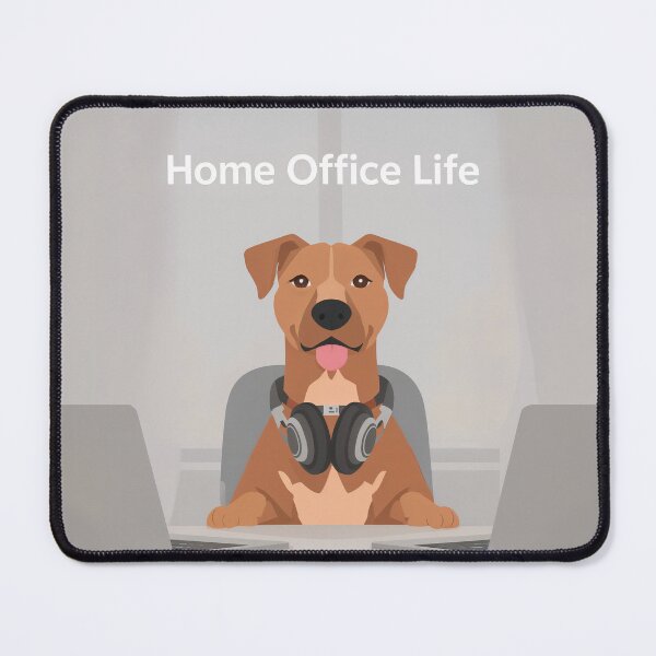 Item preview, Home Office Life with a Dog designed and sold by InkoraStudios.