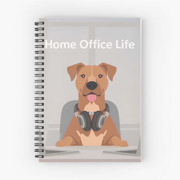 Item preview, Home Office Life with a Dog designed and sold by InkoraStudios.