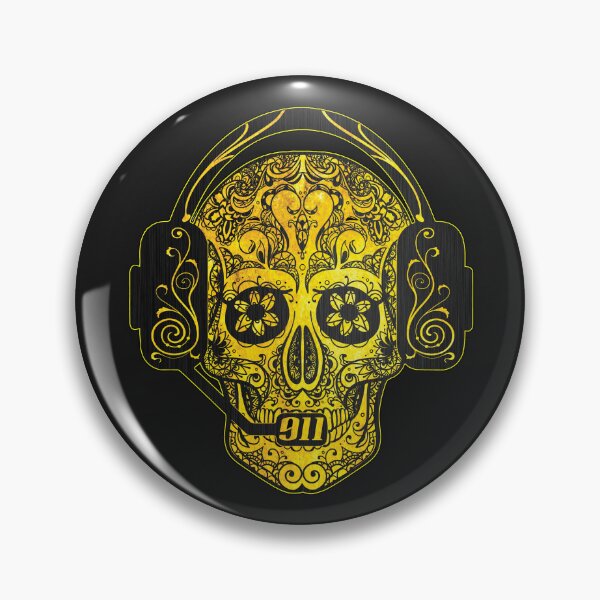 Item preview, 911 Dispatcher Sugar Skull designed and sold by artistwill.
