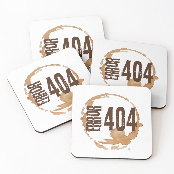 Item preview, Out of Coffee Error 404 - Funny Coffee Lover Gift for Caffeine Addicts designed and sold by Artycom.
