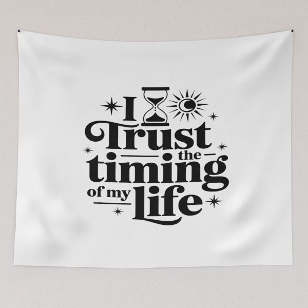 Item preview, I Trust the Timing of My Life T-Shirt – Positive Affirmation Graphic Tee designed and sold by zakarov27.