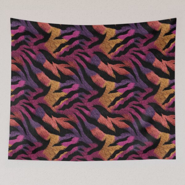 Item preview, Edgy Wild-Inspired Tiger Stripe Print  - Moms Day Gifts designed and sold by RoyalStarsPatts.