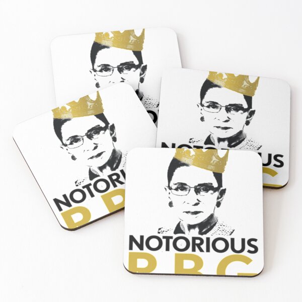 Item preview, Notorious RBG Dark Crown Portrait Minimalist Political Street Art designed and sold by TrotterToma.