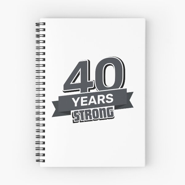 Item preview, 40 Years Strong Anniversary designed and sold by NumbersFort.