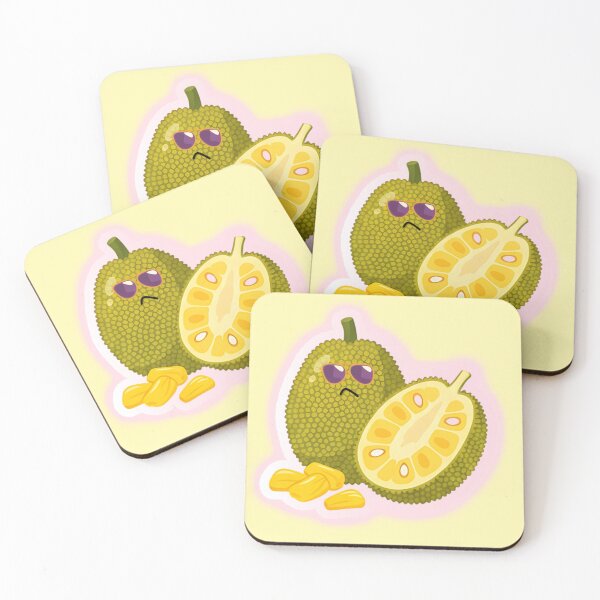 Item preview, Cute Kawaii Jackfruit Art – Funny Cartoon Tropical Fruit Illustration designed and sold by steekeets.